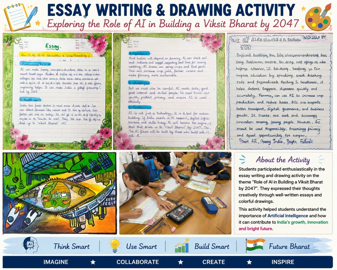 Essay competition on the topic: Role of AI in building a Vikshit Bharat by 2047